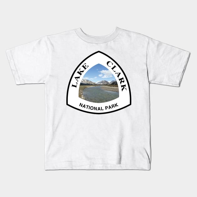 Lake Clark National Park and Preserve shield Kids T-Shirt by nylebuss